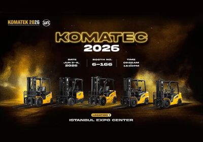 Xe n&acirc;ng UN ra mắt tại triển l&atilde;m KOMATEK Thổ Nhĩ Kỳ, củng cố th&ecirc;m chiến lược mở rộng thị trường tại ch&acirc;u &Acirc;u v&agrave; Trung Đ&ocirc;ng.